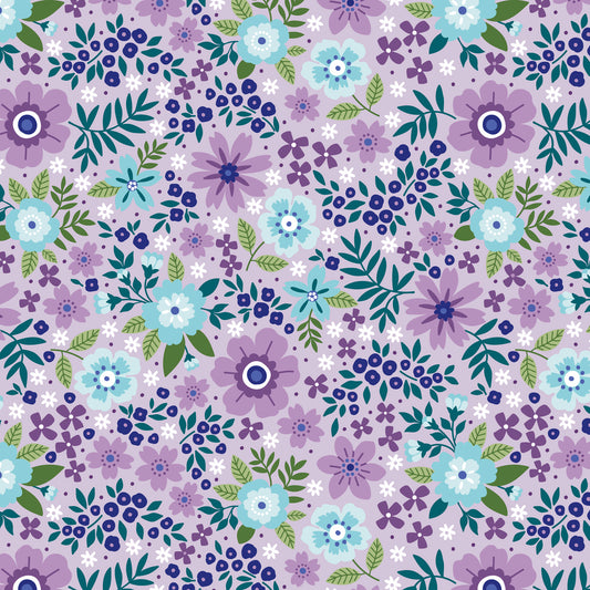 Seaside Garden Lavendar - Wideback