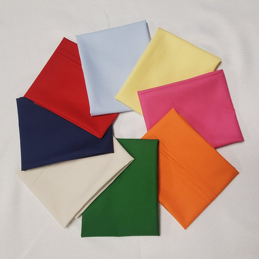 Paradise Blooms Coordinating Solids - Fat Qtr Bundle