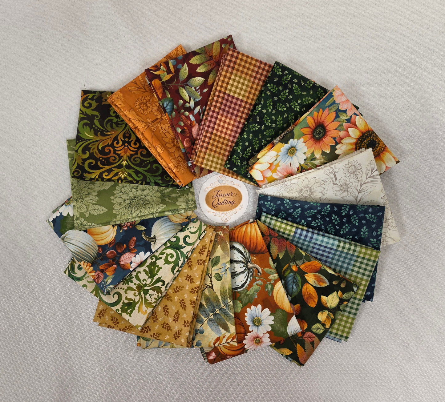 Basket of Autumn Blessings Fat Quarter Bundle