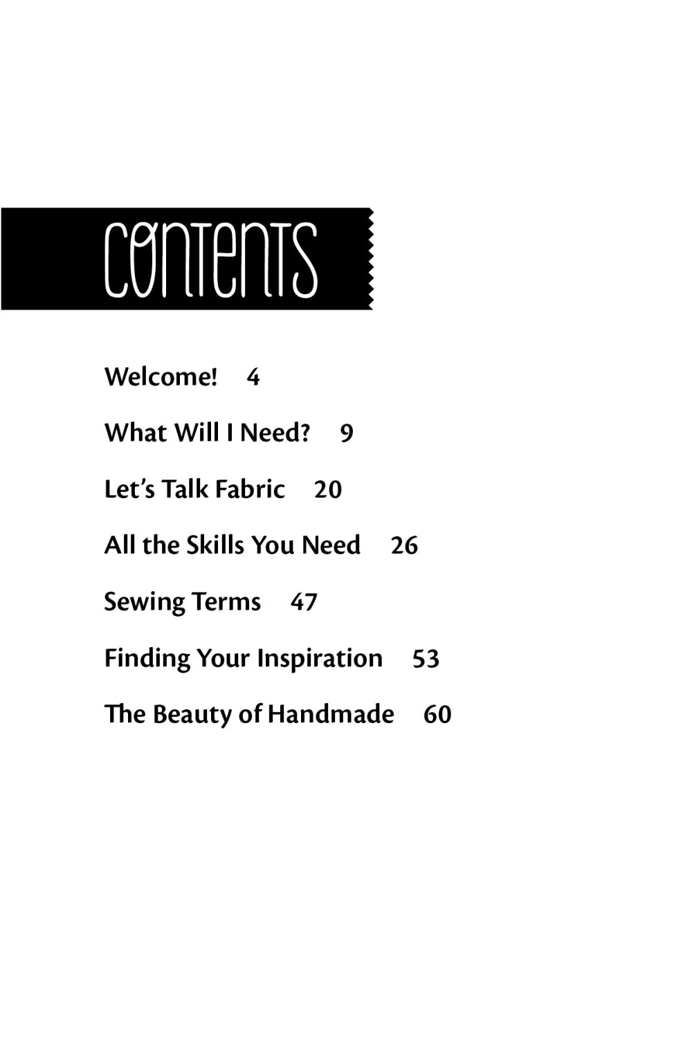 Sewing for Beginners Handy Pocket Guide