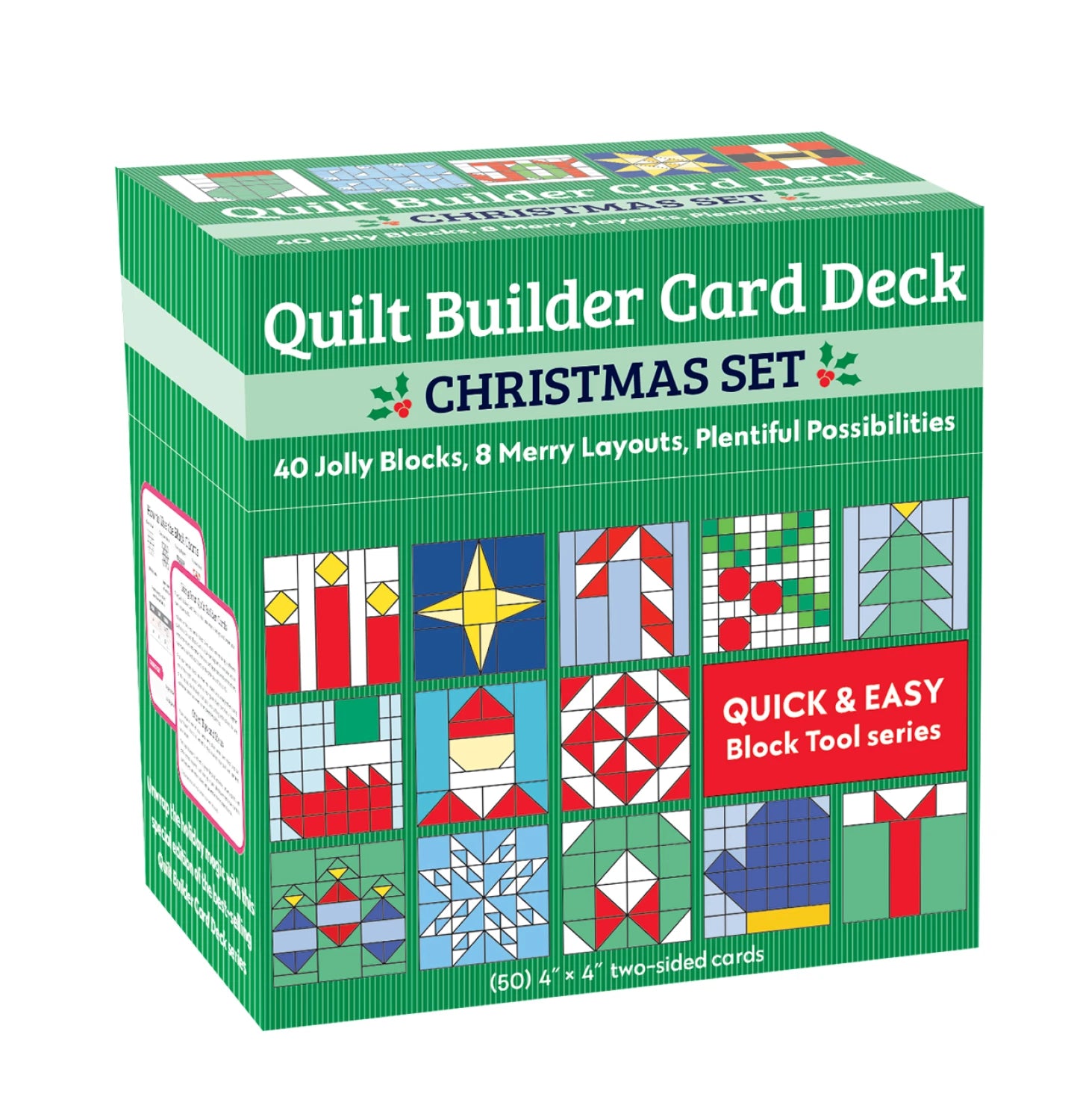 Quilt Builder Card Deck Christmas