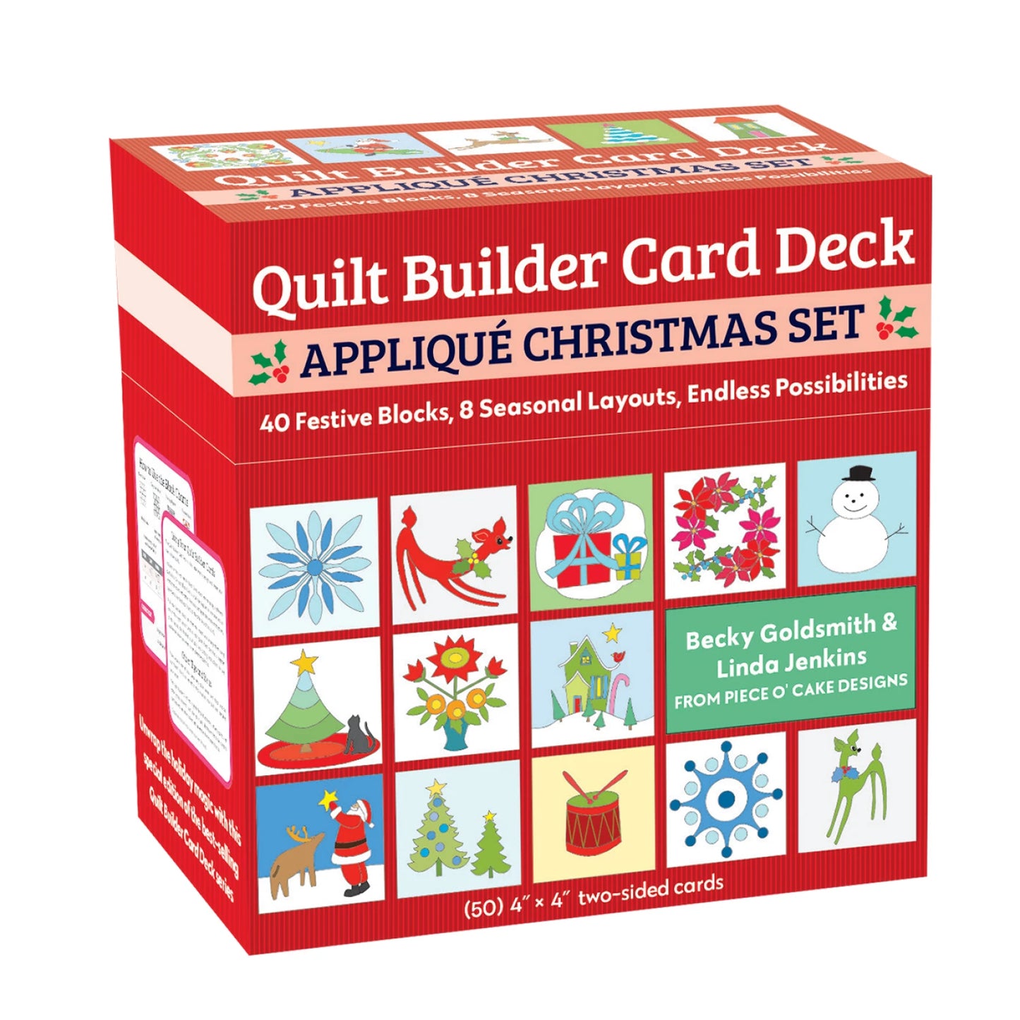 Quilt Builder Card Deck Applique Christmas
