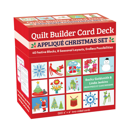 Quilt Builder Card Deck Applique Christmas