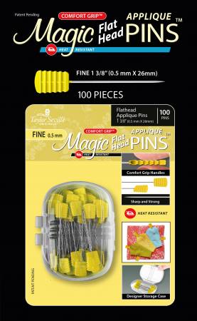 Magic Pins Flathead Applique Fine 100 pc