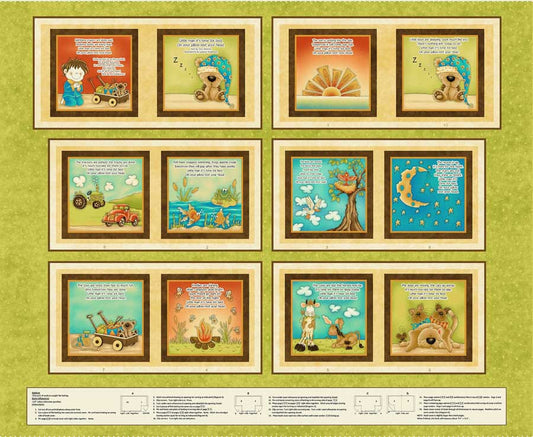 Lil Readers6 - Lime Panel - Rest Your Head