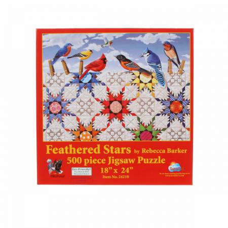 Feathered Stars - 500 pc Jigsaw Puzzle