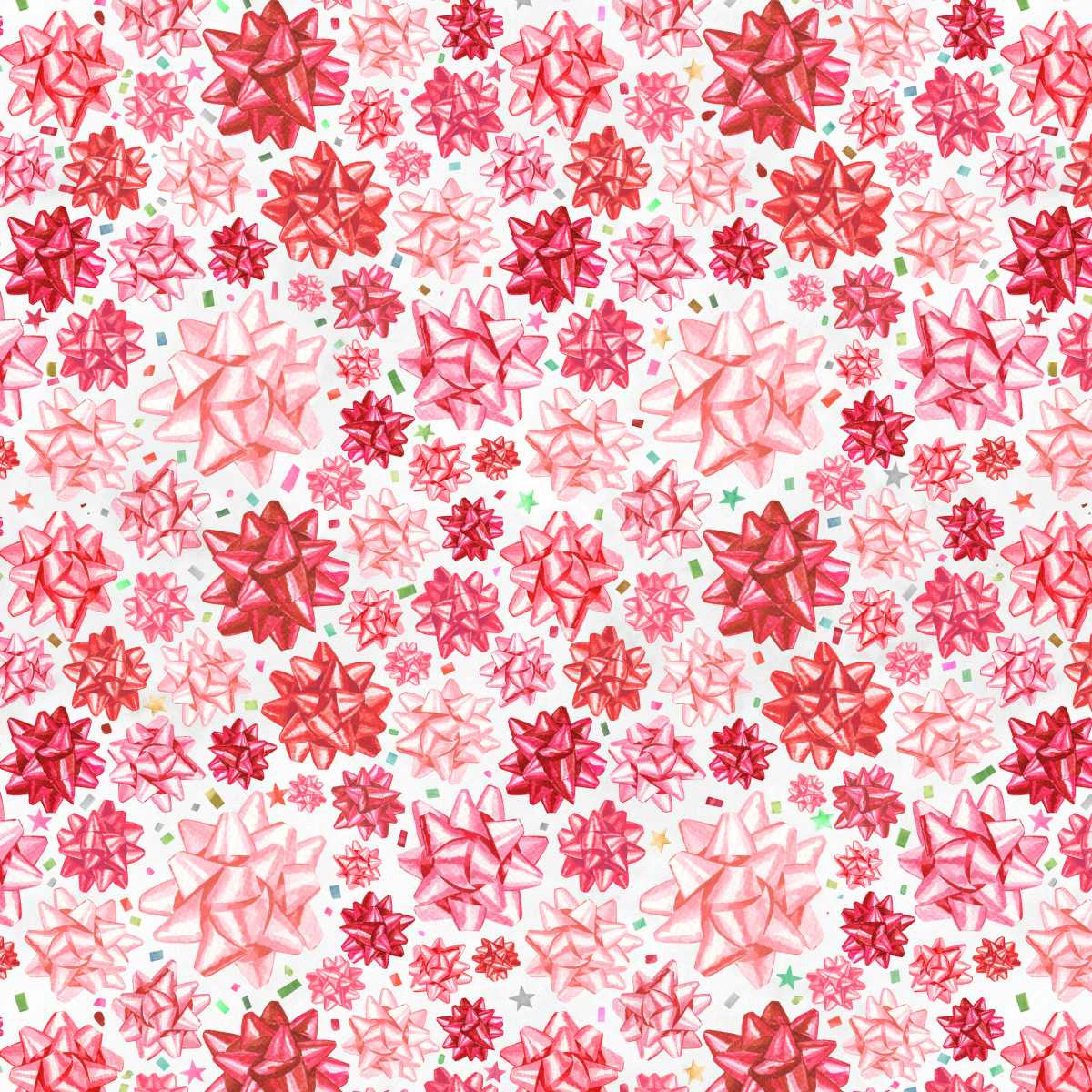 Christmas in Color - Stick on Bows - Valentine