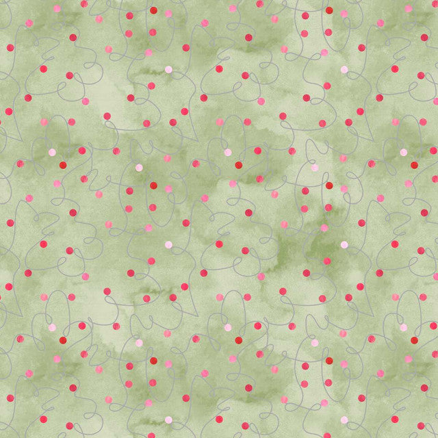 Christmas in Color - Light String - Sage