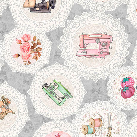 Sew Shabby Chic - Sewing Doilies - Gray