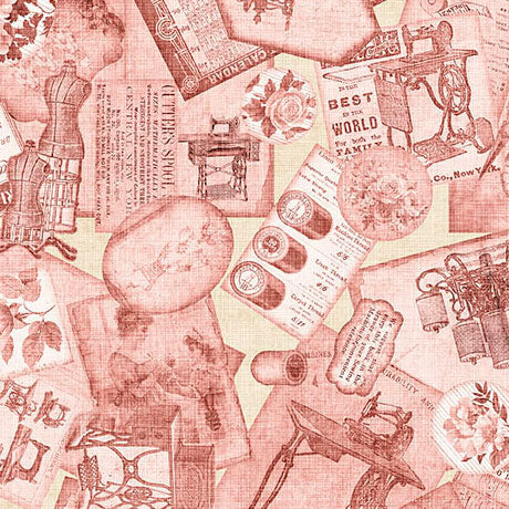 Sew Shabby Chic - Sewing Ephemera - Rose
