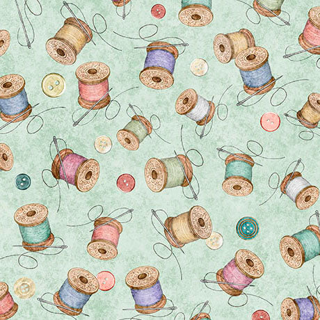 Sew Shabby Chic - Spools of Thread - Lt. Sage