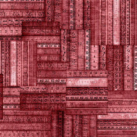 Sew Shabby Chic - Tape Measure - Sangria