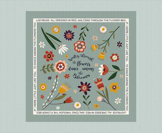 LoveBugs Panel - Light Blue