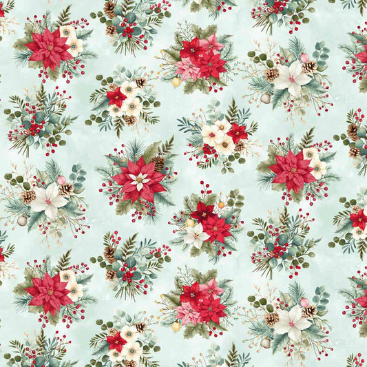 Sweet Christmas Memories - Holiday Flower Toss - Ice Blue