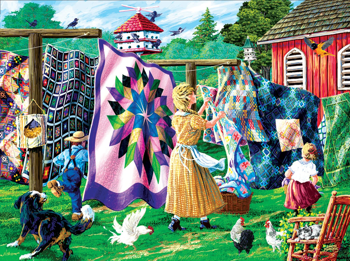 Quilters Clothesline - 1000 pc Puzzle