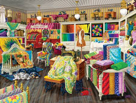 Sewing Store Companions - 500 pc Jigsaw Puzzle