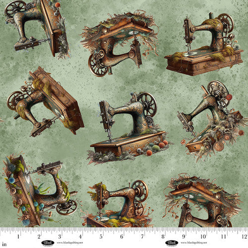 Forget Me Not - Sage - Sewing Machines