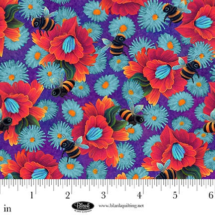 Luminous Haven Minky - Bumble Bees