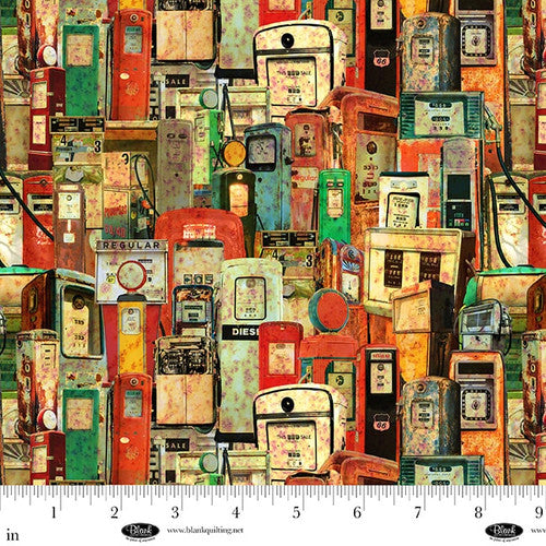 Historic Highway - Multi - Gas Pumps