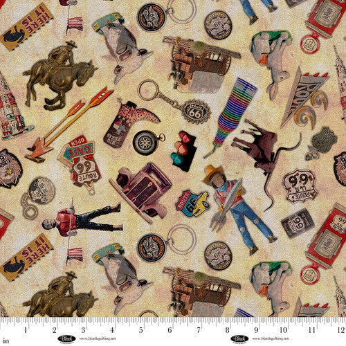 Historic Highway - Tan - Icons from Route 66