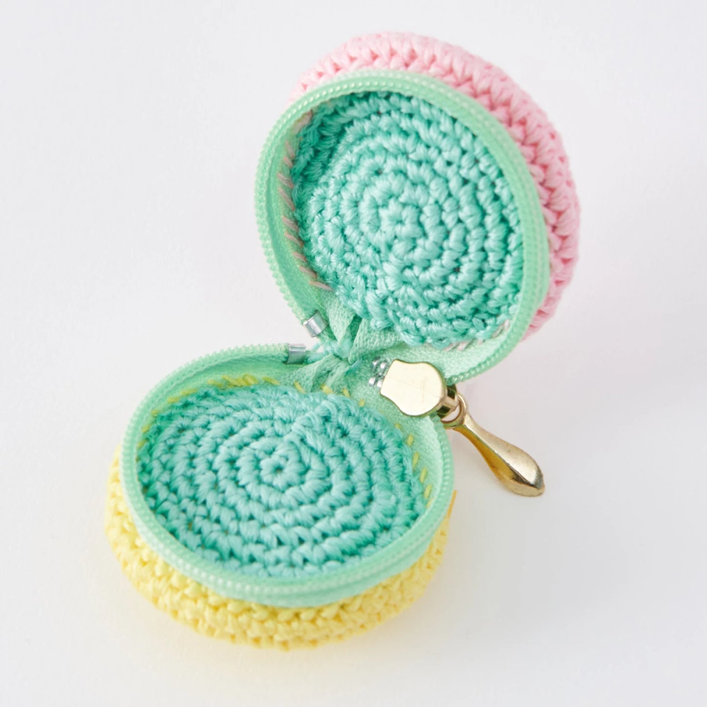 Tiny Pouch -Crocheted with Embroidery Floss