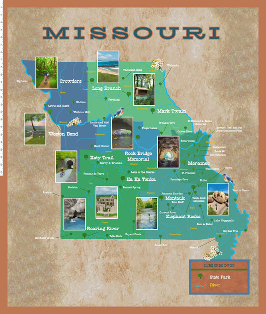Missouri Shop 2025, Natural Getaways, Basics, Tan, Cotton