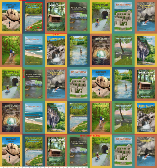Missouri Shop 2025, Parklands, Basics, Multi, Cotton