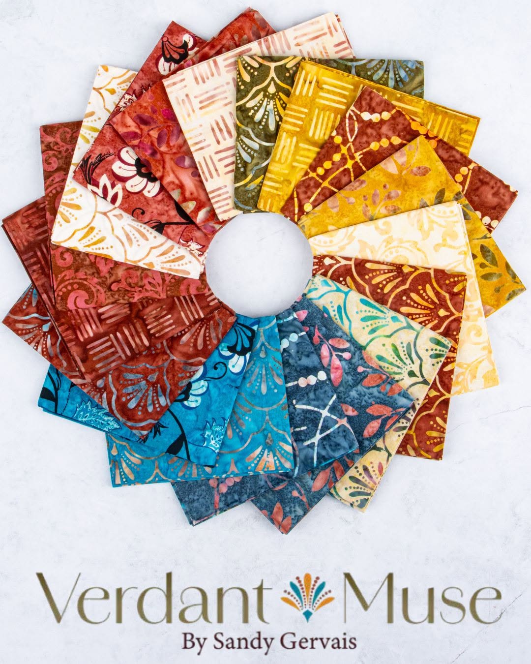 Batiks Verand Muse 10-inch Squares