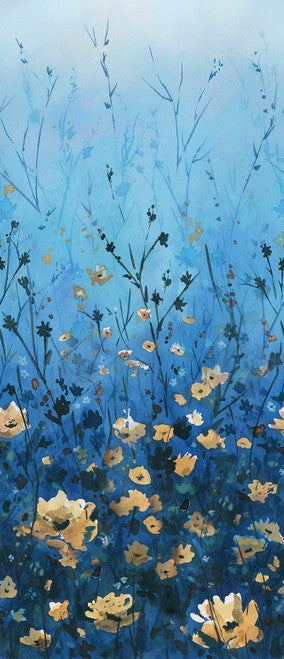 Behind Blue Eyes - Peacock - Reaching Floral