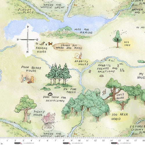 Classic Winnie Minky - Map