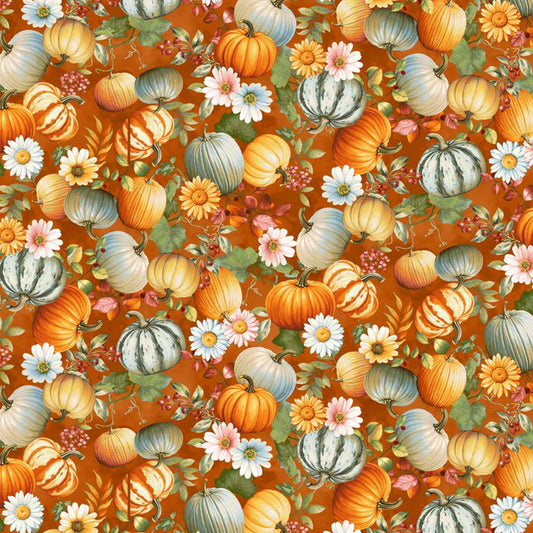 Basket of Autumn Blessings - Pumpkin - All Over Pumpkins