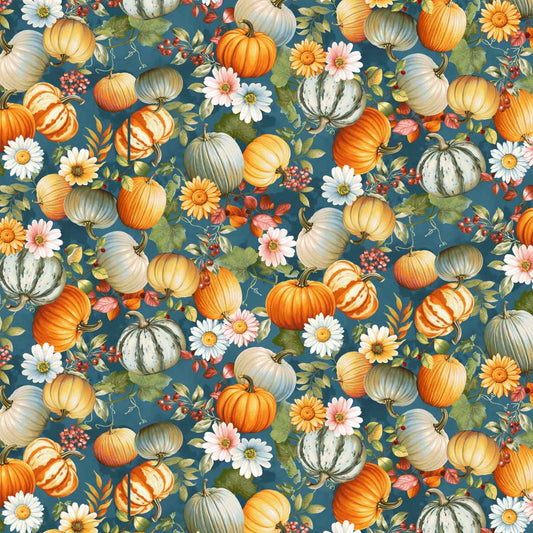Basket of Autumn Blessings - Jade - All Over Pumpkins