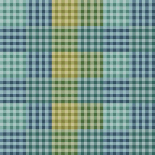 Basket of Autumn Blessings - Forest Multi- Plaid