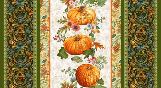 Basket of Autumn Blessings - Cream - Table Runner