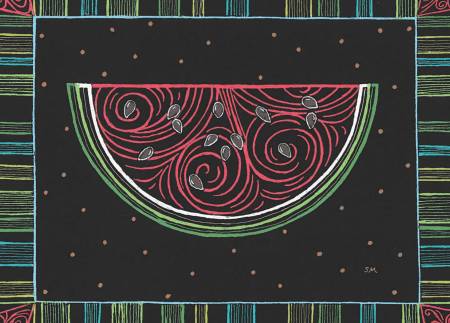Note Cards Slice of Watermelon
