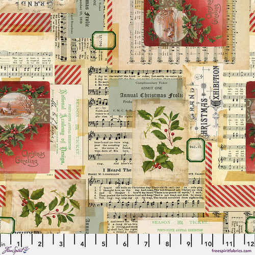 Holiday Collage Canvas - Multi - Holidays Past