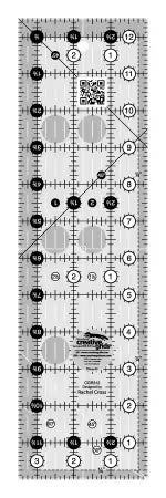 Creative Grids Quilt Ruler 3 1/2in x 12 1/2in