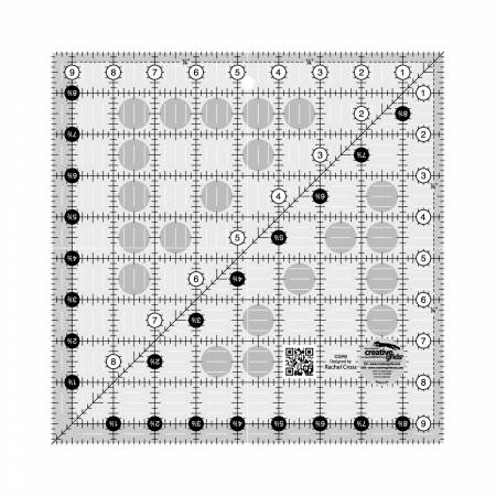 Creative Grids Quilt Ruler 9 1/2" square
