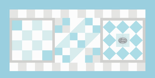 Blue Path  - Pre-printed HALF panel