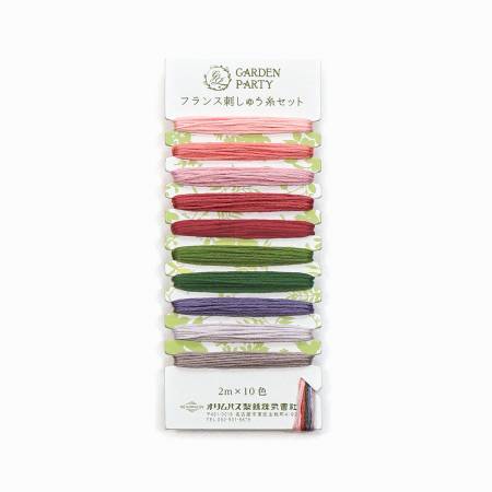 Embroidery Floss - Garden Party 10pc Set GPC06
