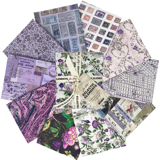 Tim Holtz Purple Palette - Fat Quarter Bundle