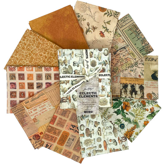 Tim Holtz Orange Palette - Fat Quarter Bundle