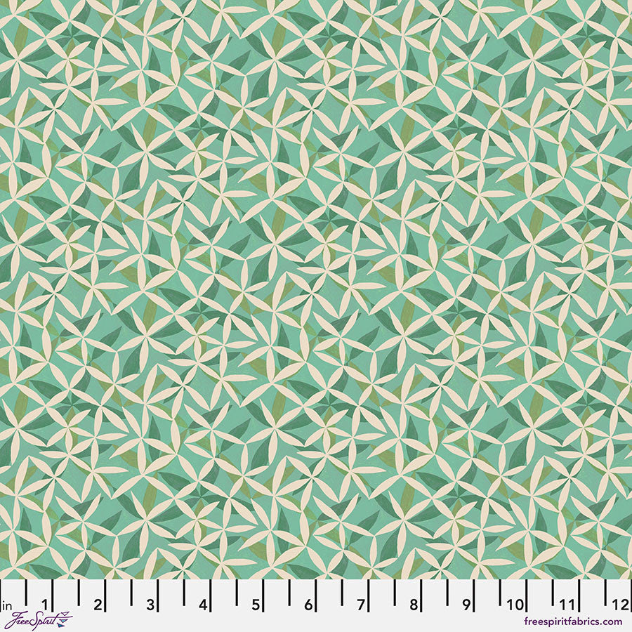 Star Flower Dance - Green / Flourish & Bloom Collection