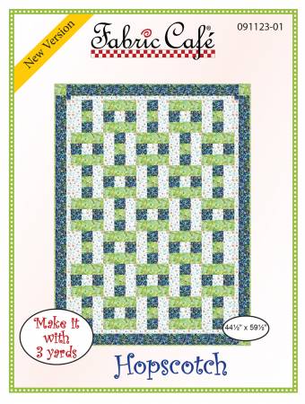 Hopscotch 3yd Quilt Pattern by Fabric Cafe