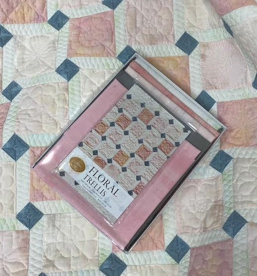 Floral Trellis Baby Quilt Kit
