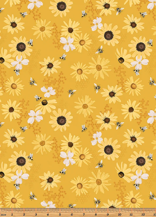 Missouri Shop Hop 2026 - Yellow Flowers & Bees