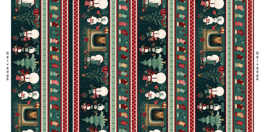 Gifts of Gratitude - Border Stripe - Teal