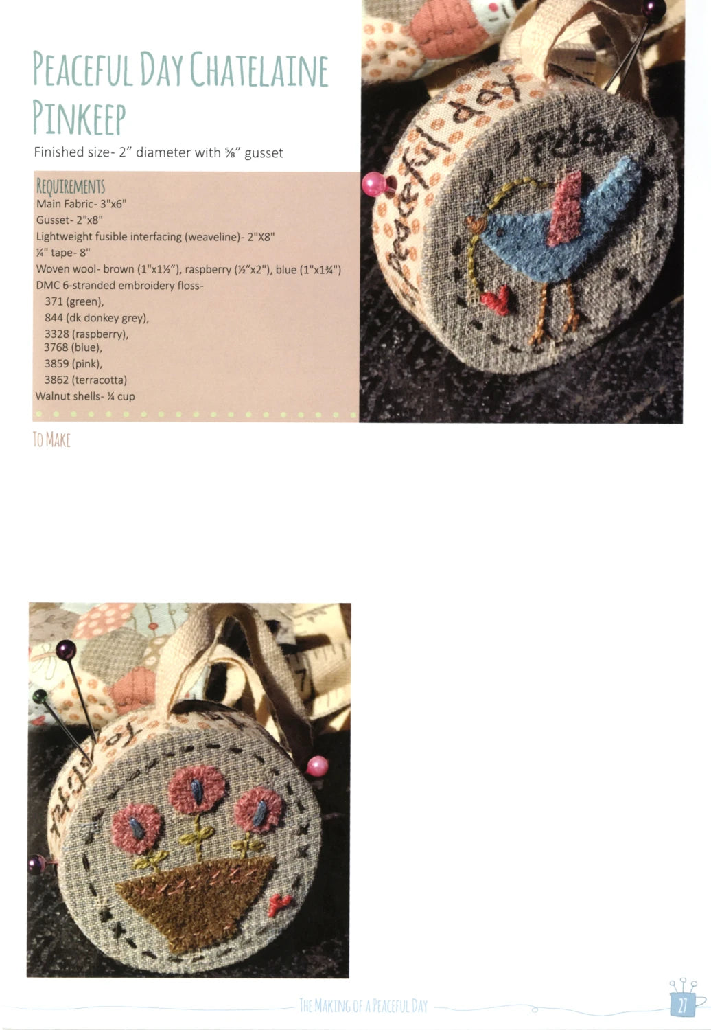 The Making of A Peaceful Day Book