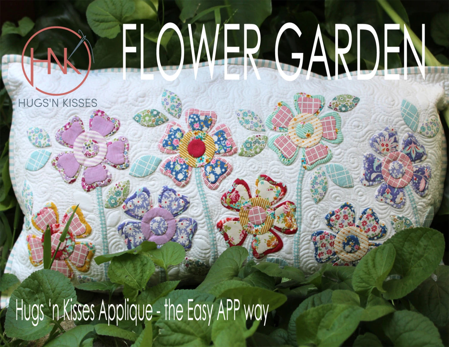 Flower Garden Postcard Pattern