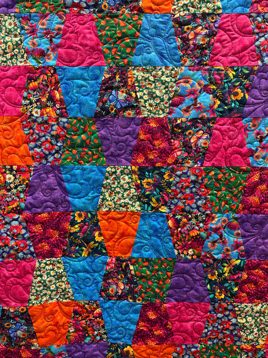 Tumbler Quilt Kit featuring Luminous Haven